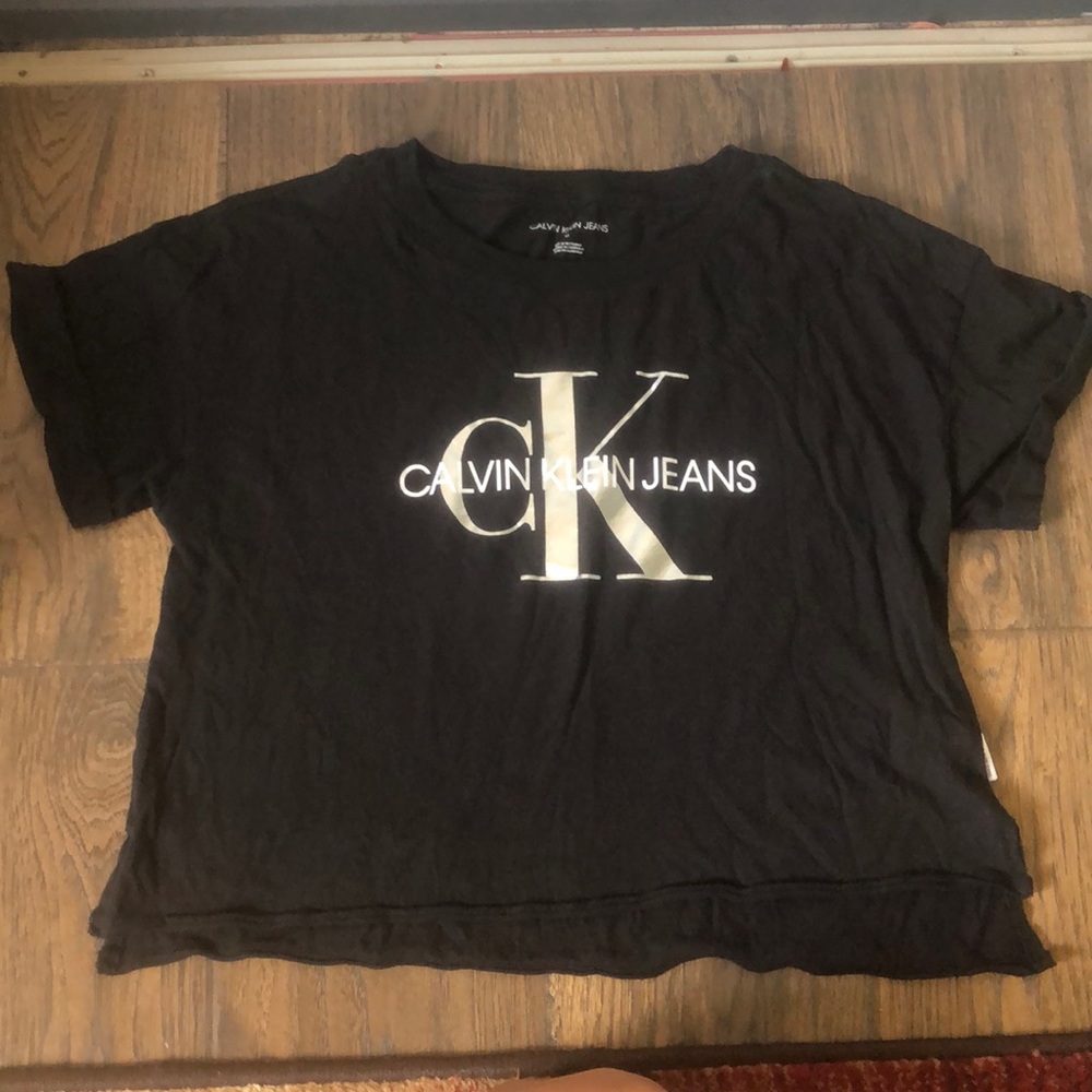 Calvin Klein jeans cropped t-shirt
